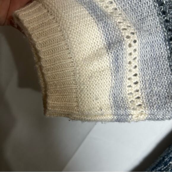 New Directions Curvy Crewneck Colorblock Sweater Plus Size 3X - Picture 5 of 8